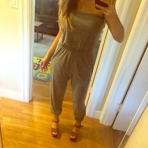 Grey American Apparel Jumpsuit